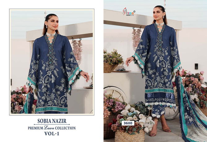 Sobia Nazir By Shree Premium Lawn Collection Vol 1 Cotton Pakistani Suit Wholesale Online
